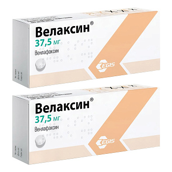 Набор 2уп Велаксин таблетки 37,5мг 56шт 