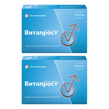 Набор 1+1 Витапрост суппозитории ректальные 10мг 10шт 