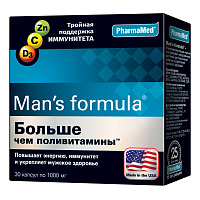 Фото  Man's formula Больше Чем Поливитамины, капсулы, 30 шт.